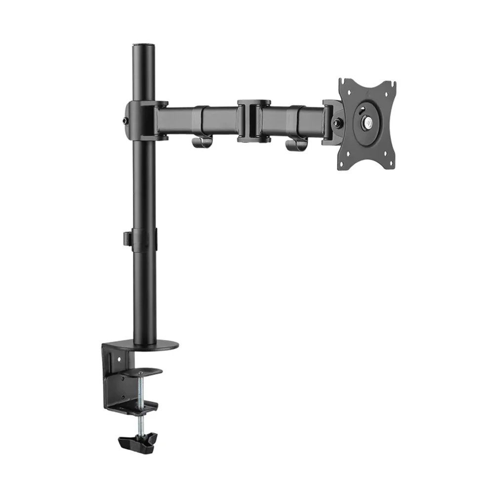 Single Monitor Pole-Mounted Monitor Arm